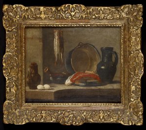 Still Life of Kitchen Utensils, c.1733-34